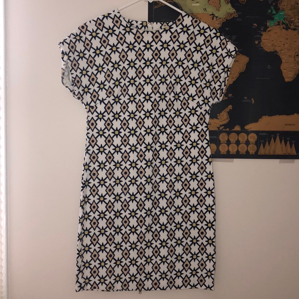 Printed flow dress